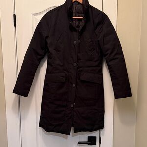 Kenneth Cole Women's Reversible Black Coat